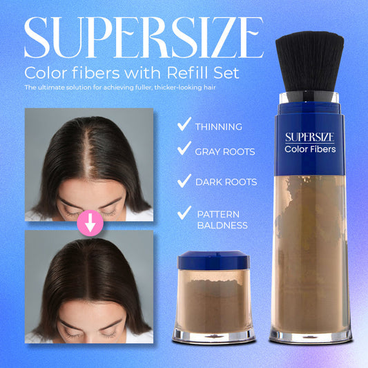 Supersize Color Fibers with Refill Set✨