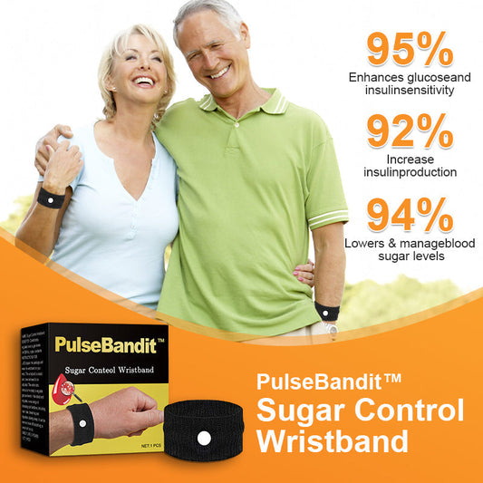PulseBandit™ Sugar -Controlled Wristband丨Manage Your Sugar Levels with Ease!