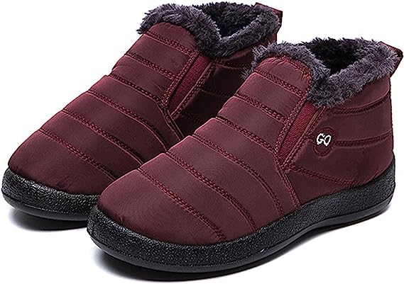 Men's-Shoes Warm High Top Plush Loafers Winter Boots